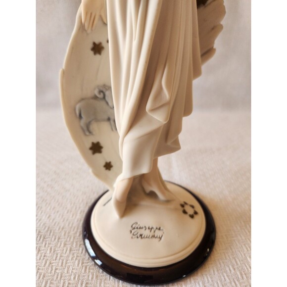 Zodiac Aries Woman Figurine Ram Stars 2004 Giuseppe Armani Made in Italy 10" - Picture 7 of 14